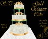S.T~ GOLD ELEGANT CAKE