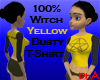 100% Witch Yellow Tee