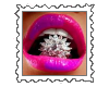 Hot Pink Diamond Lips