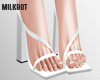 White Belle Heels