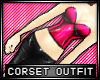 * Shiny corset - pink