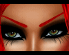 eyebrows red
