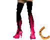 Pink Flame Boots