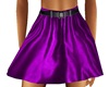 Violet Satin Skirt