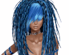 Blue Animated DJ Hair