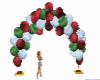 Christmas Balloon Arch