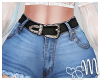 Jean Shorts +Belt ✨