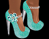 {FA}Teal Jewel heels