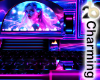 neon pink and blue club