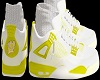White Yellow 100% Kicks