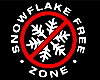 NO Snowflakes Crop Tee