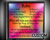 Custom made room rules
