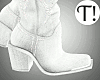 T! Western White Boots