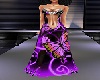 Purple butterfly gown