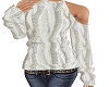 Cream CableKnit Sweater