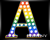 H. Rainbow Letter A