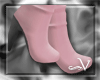 ~V Pink Rose Lace Boots