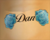 BBJ custom blue rose tat