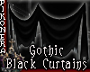 !P^ Black Courtains GOTH