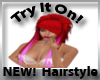 Red Hair w/Pink Tips