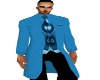 aqua blue 3pc suit