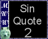 Sin Quote 2