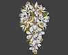 White&Gold Bouquetw/trig