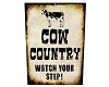 Cow Country Poster