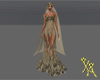Chr Long Bride Veil Gold