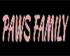 Paws Family Collar Red M