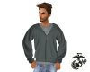 Grey Zip Up Hoodie