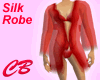CB Silky Red Robe