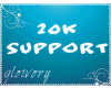 20K Support Sticker