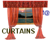 !@ Curtains red