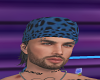 Blue Leopard Bandana