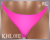 K pink bikini bottoms RL