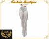 NJ] White Satin Pants