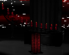black red candles 