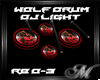Red Wolf Drums Light