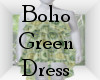 Boho Green Dress