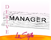 Manager Name Plate