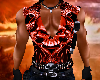 MUSCLE SHIRT/RED SKULL