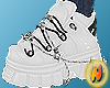! White Chained Boots