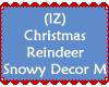 Reindeer Snowy Decor M