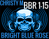 BRIGHT BLUE ROSE BBR 15
