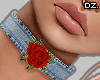 Dz. M. Rose Jeans Choker