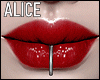 ! Lips Piercing Alice