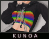 K| rainbow chained fit S