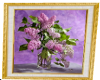 Framed Lilacs in Vase