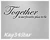 Together Wall Sign